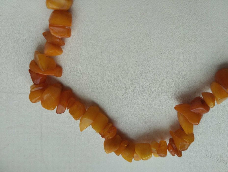 Намисто бурштин вага 34,13 грам
