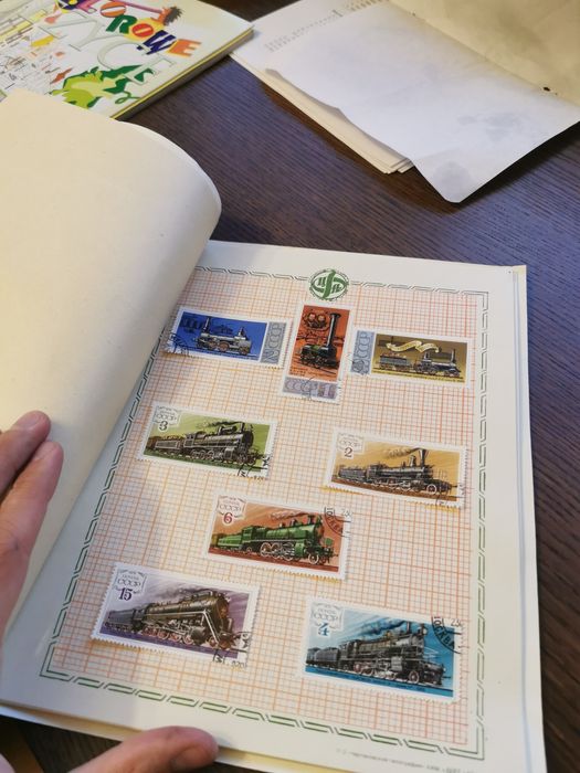 Znaczki, bloczki i arkusiki radzieckie - 1978r. Prezent