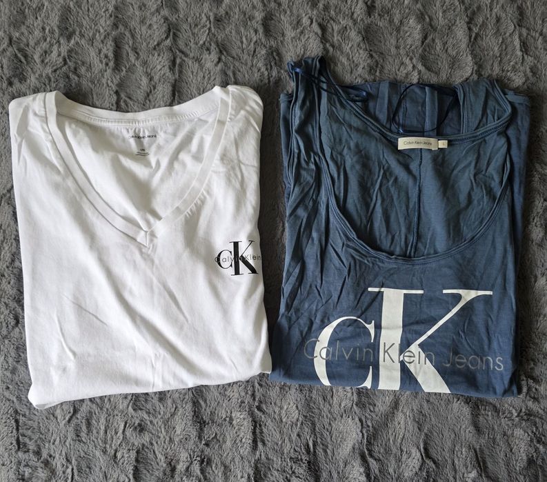 Zestaw 2 koszulek damskich Calvin Klein Jeans rozmiar L oryginalne!