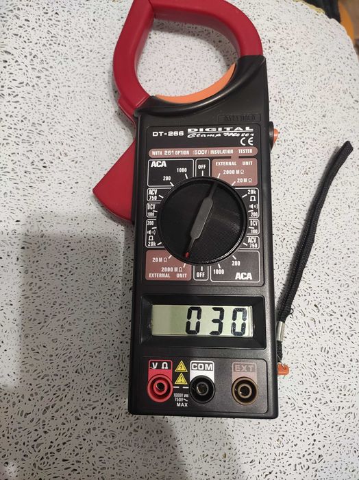 Токовые клещи Digital DT 266 новые