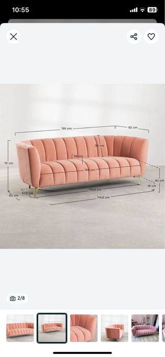 Sofa sklum como novo