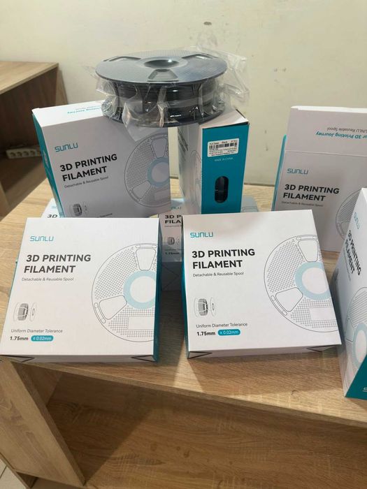 SUNLU PLA Black Черный 1 кг - пластик/филамент для 3D-принтера Filament 1.75 мм 1 кг