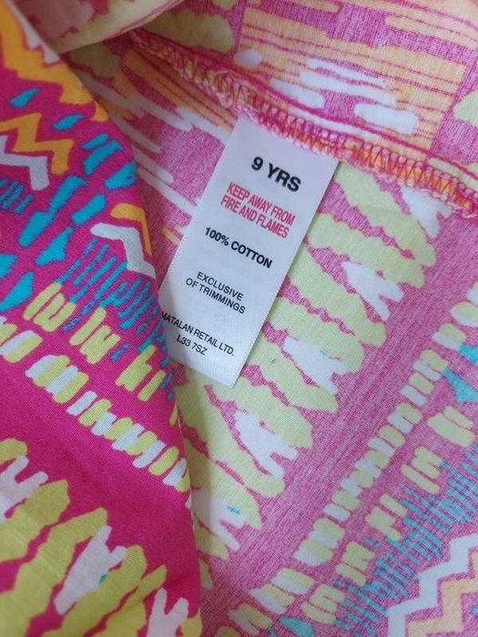 Дитяча різнокольорова сукня з вирізами на талії matalan