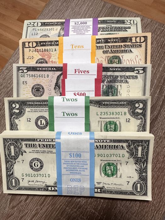 Долар пачка на подарунок для колекції 1, 2 дол 5 дол 10дол 2003-2021