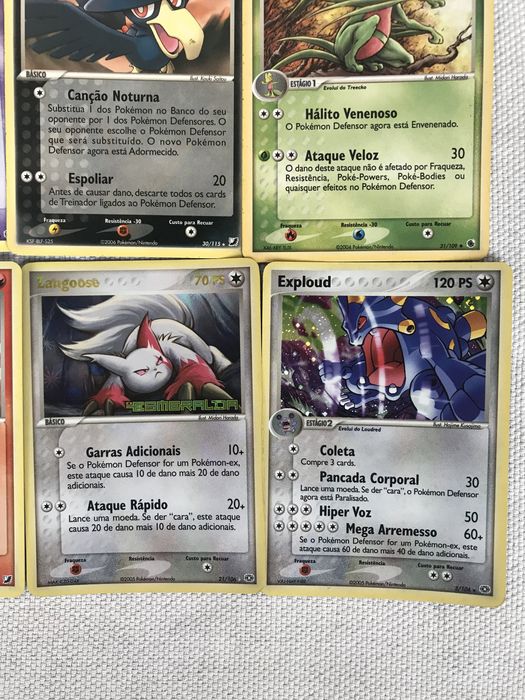 Cartas pokemon 2006 raras - 25 cartas