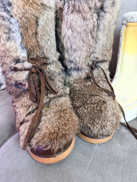 Чоботи/Мунбутт/Натуральне хутро