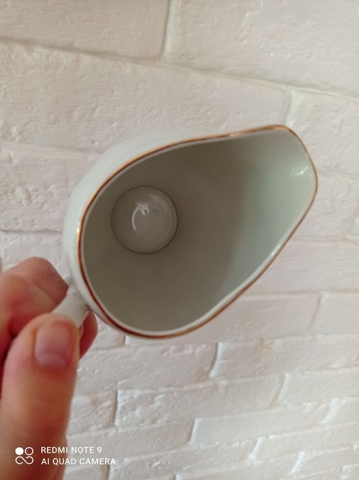 Mlecznik Ćmielów kwiaty róże porcelana PRL