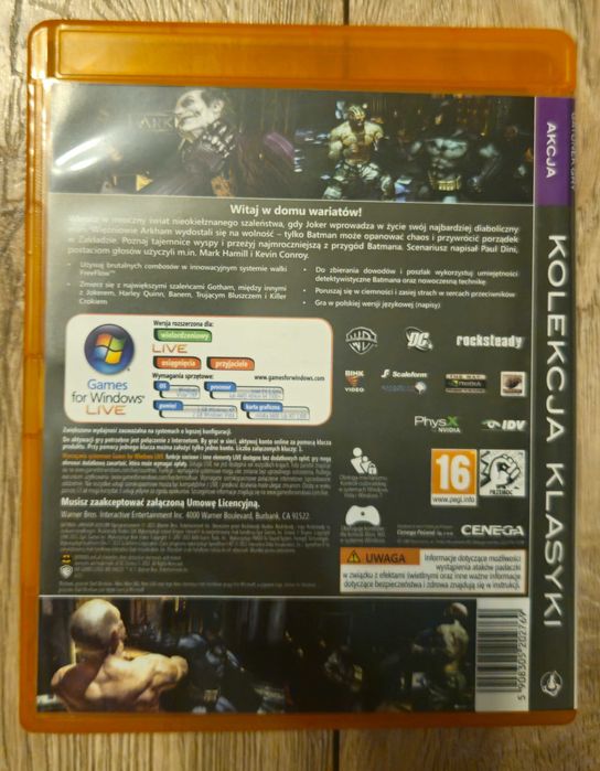 Batman Arkham Asylum - Nowa - DVD - PL - PC