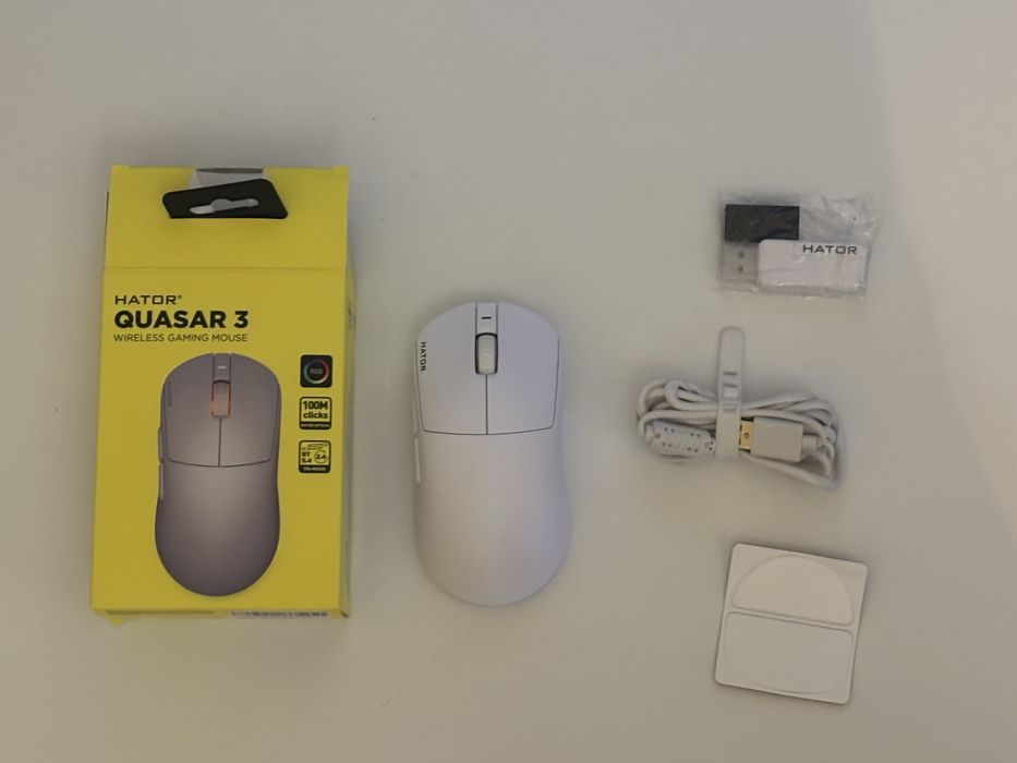 Мышка Hator quasar 3 Wireless White