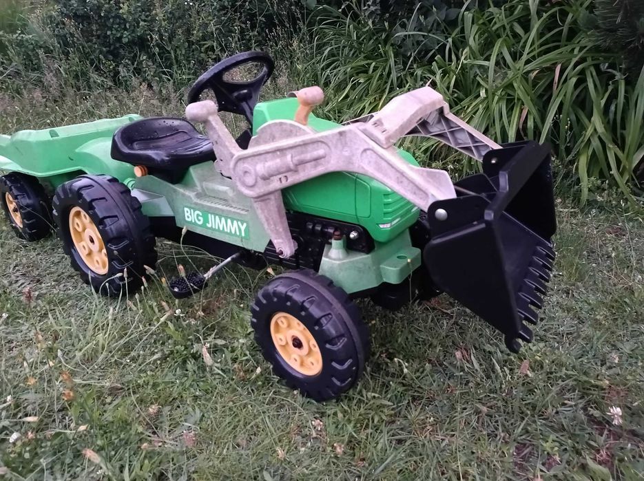 Traktor z ładowarką z napędem na pedały Big Jimmy