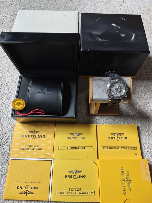 Breitling Chronomat Evolution. Full set. Polska dystrybucja.