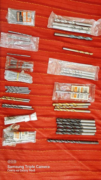 Свёрла по металлу, по бетону (разные, см. описание) новые