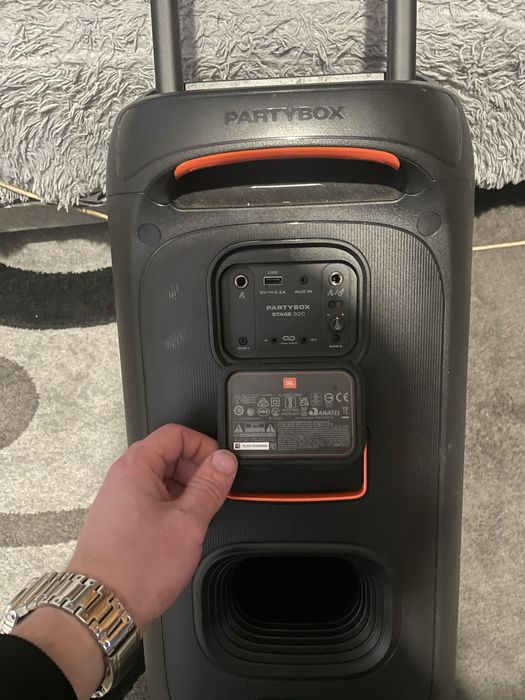 Акустика JBL PartyBox Stage 320 (JBLPBSTAGE320EP) Black