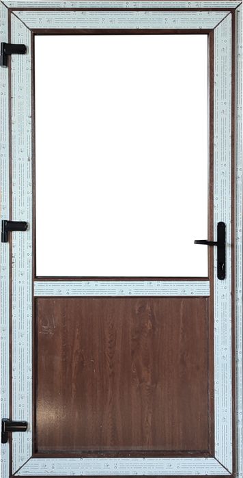 DRZWI Kacprzak 105x210 Drzwi ZEWNĘTRZNE PCV Sklepowe Orzech Lider OLX