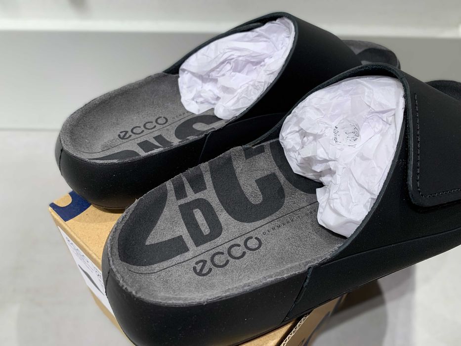 ECCO Cozmo klapki skórzane, sandały damskie, EU 40