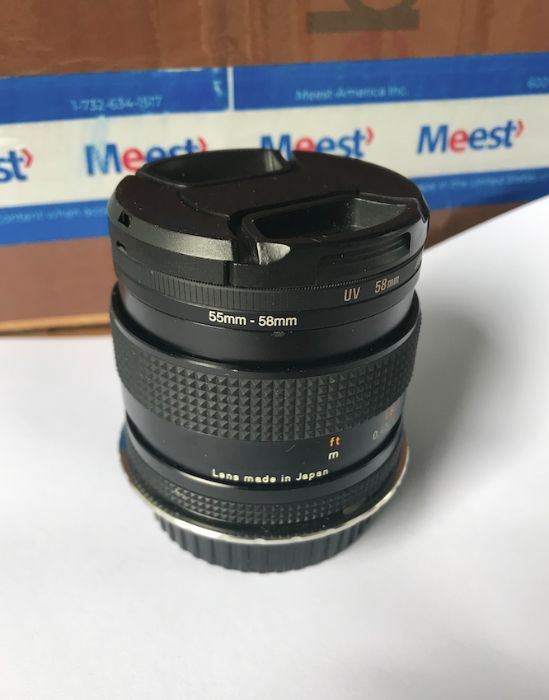 Портретний об'єктив Carl Zeiss Planar 1.4/50 T* с перехідником Canon