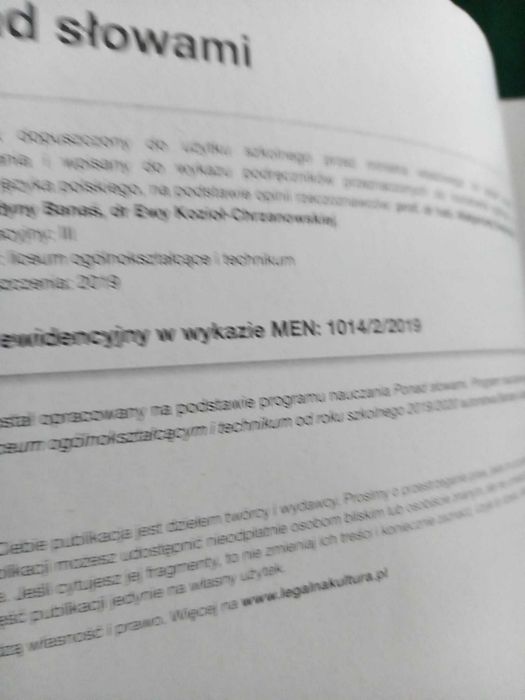 Ponad słowami 1.2