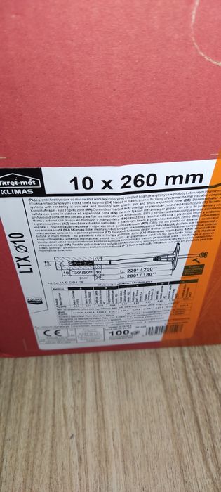 Kolki do styropianu 10x260