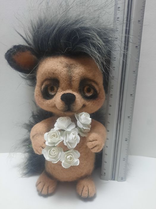 Валяная игрушка, валяна іграшка їжачок