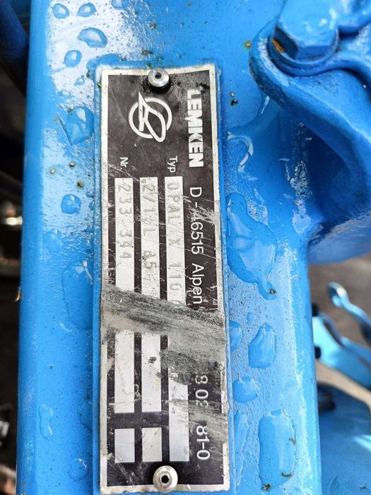 Pług obrotowy Lemken Opal X110