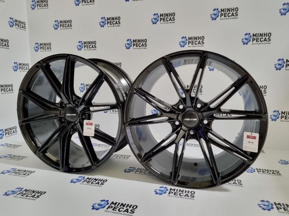 Jantes Veemann (V-FS49) em 19" (5x120) Preto Brilho
