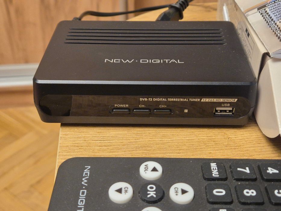 Dekoder New Digital T2 265 HD SENIOR Tuner DVB-T2