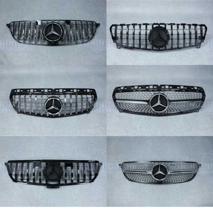 mercedes решетка радиатора w167 w176 w166 w177 w204 w205 w163 w207 117