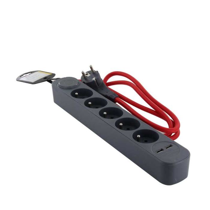 Extensão elétrica Chacon USB multisocket