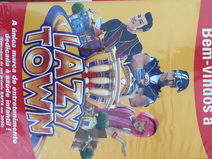DVD "Bem-Vindos a Lazy Town"