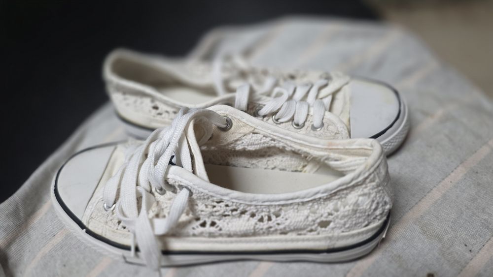 Tenis all star em renda tam 37