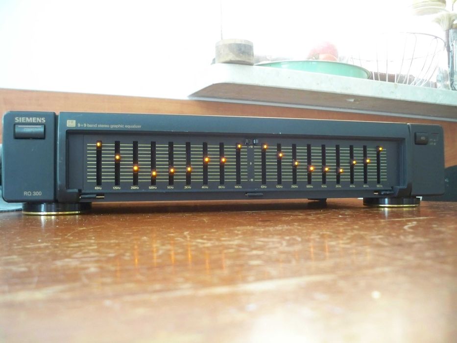 korektor equalizer Siemens RQ300, 2x9 suwaków LED, jak Pioneer GR-333