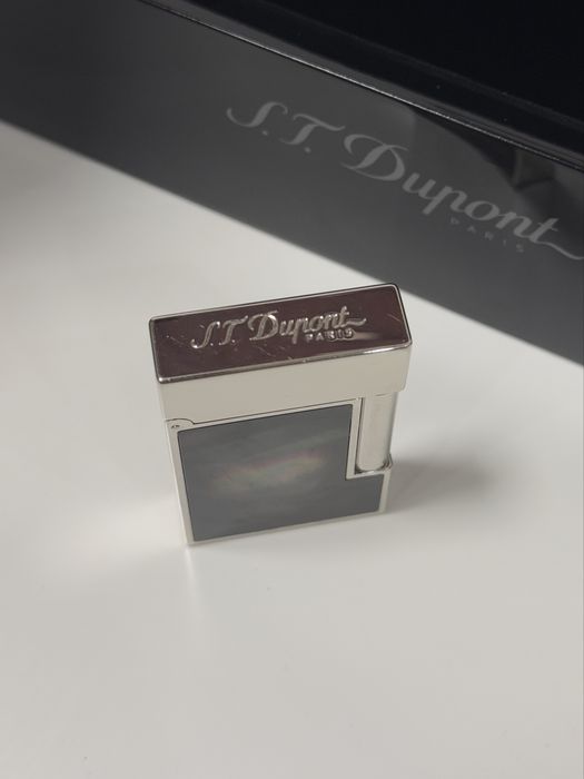 Зажигалка S.T. Dupont Ligne 2 Premium, черный перламутр. ОРИГИНАЛ.