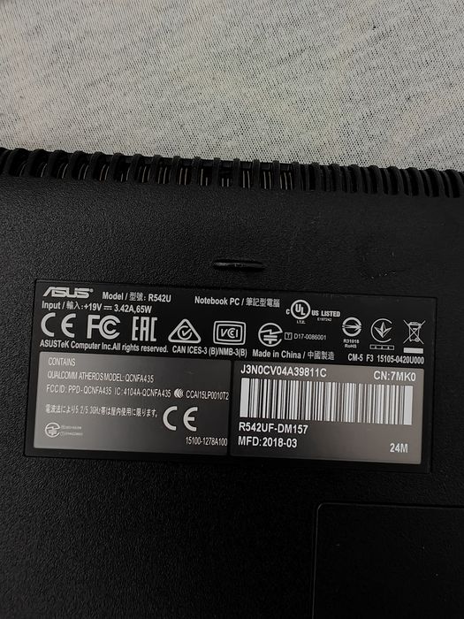 Laptop Asus R542U Rzepiennik Marciszewski • OLX.pl