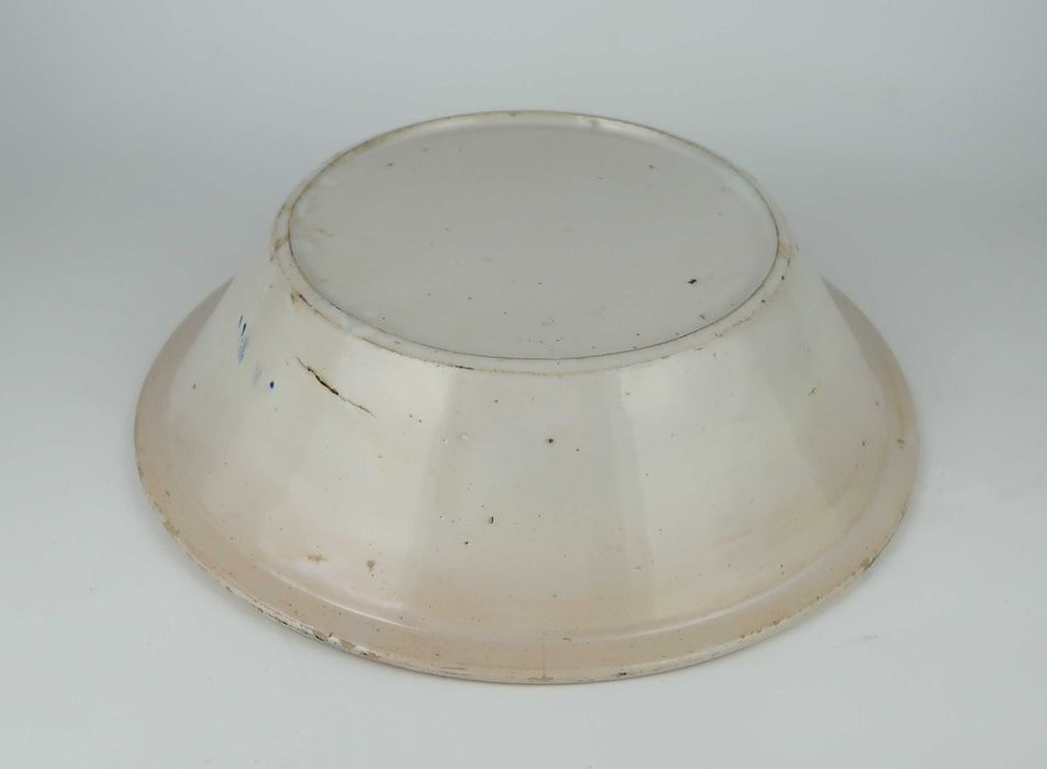 Taça em faiança Portuguesa Séc. XIX - 21.5 cm