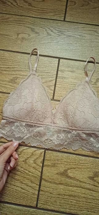 Koronkowy biustonosz H&M r. 40# 75 C