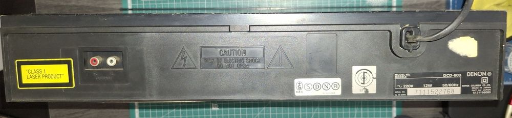 Denon DCD-600 + Comando Original (Para Restauro/Peças)