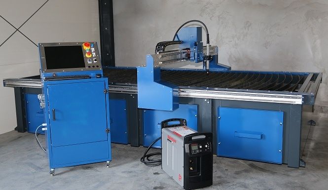 Ploter plazmowy przecinarka wypalarka plazma CNC z wentylacją servo