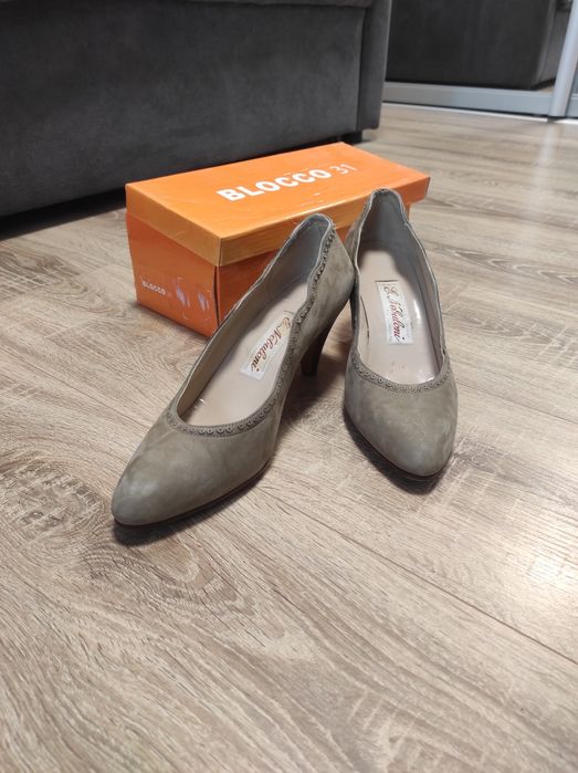 Туфлі замшеві, італійські, 39 розмір