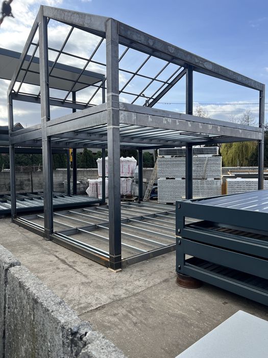 Rama kontenera ,stodoła 35m2 + piętro 35m2 mocna konstrukcja