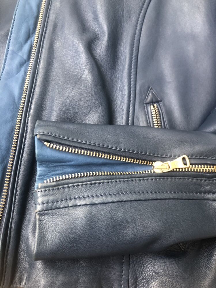 Кожаная куртка Massimo Dutti, Массимо Дутти: 2 800 грн. - Шкіряні ...