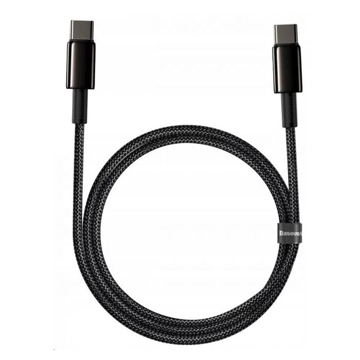 Кабель з чіпом Baseus 100W Type-C to Type-C 2Метр Швидка Зарядка USB-C
