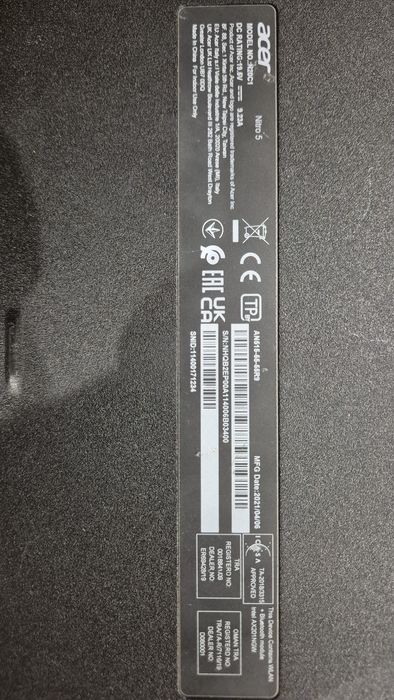 Acer Nitro 5  na części