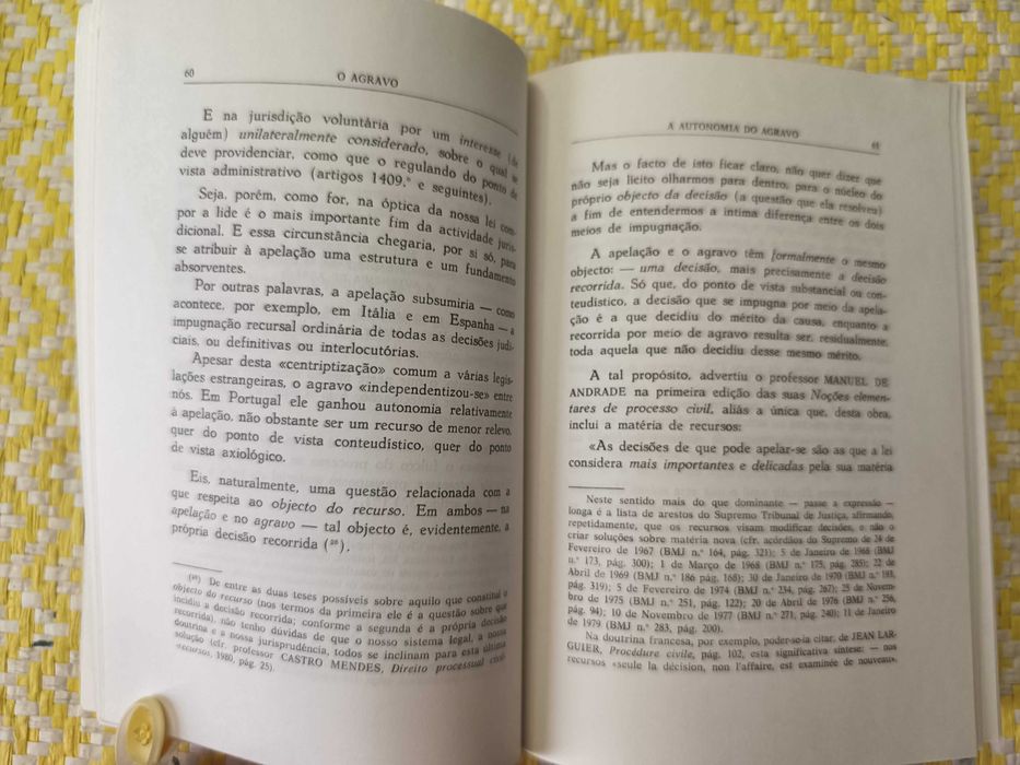 O agravo e o seu regime de subida - Fernando Luso Soares