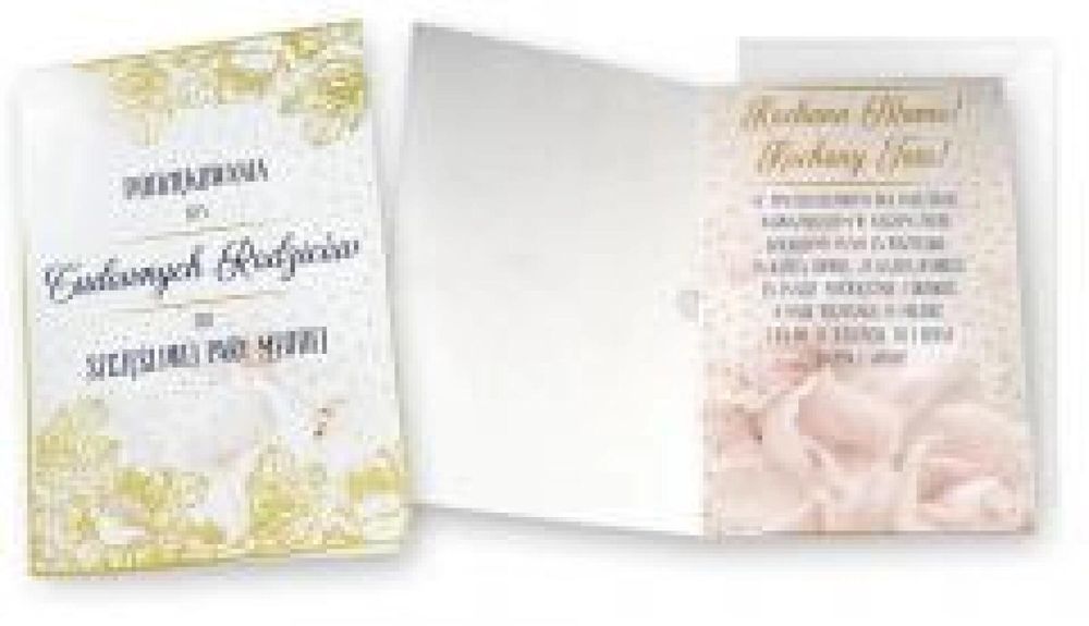 Karnet muzyczny Ślub Kukartka oprawa: folia