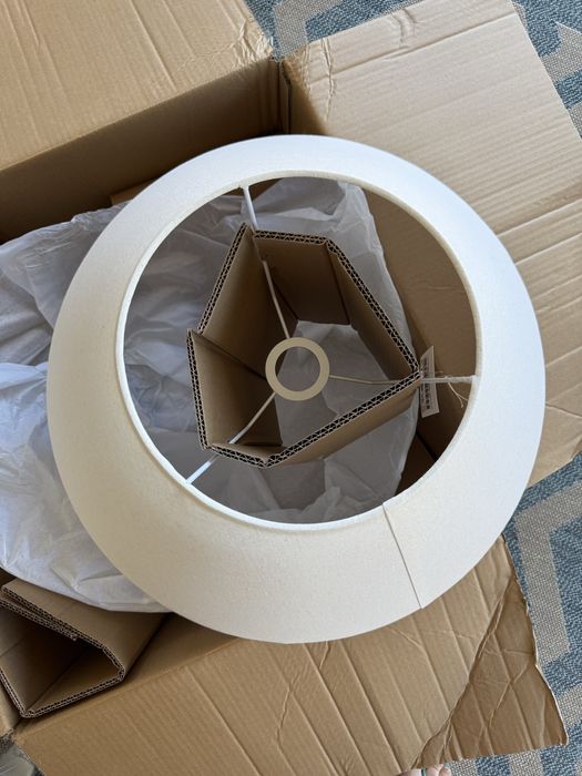 Abajur em linho 50cm Sklum