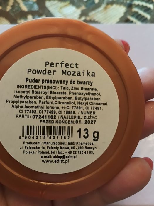 Puder prasowany do twarzy