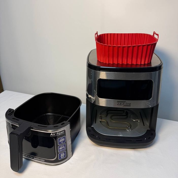 МОЩНЫЙ! Германский аерогриль 4200Вт, аерофритюрница на 2 ТЕНА, духовка