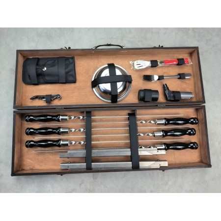 Подарункові набори для мангалу Moltis | шампури + мангал + аксесуари