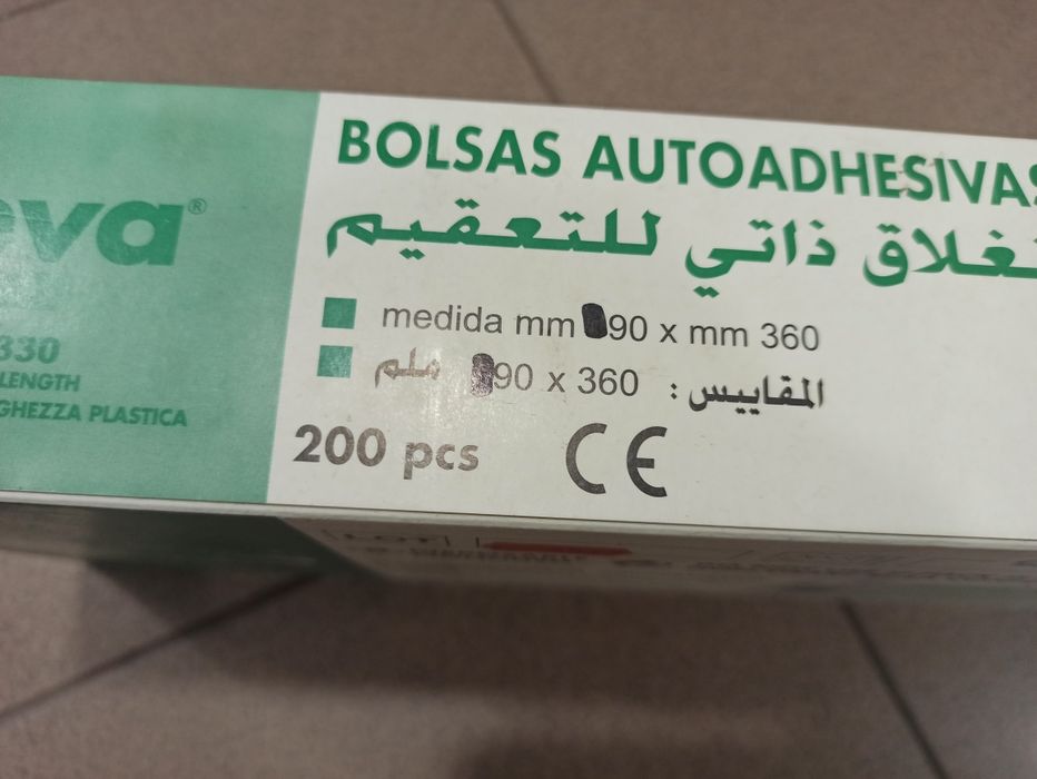 Sacos esterilização 90 x 360mm