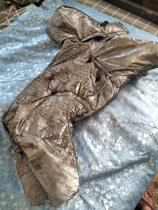 Зимний комбинезон для средней собаки